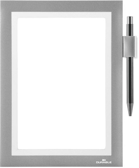 DURABLE DURAFRAME® NOTE A5 Info-Rahmen, Silber