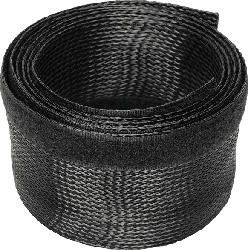 DIGITUS DA-90507 DIGITUS Flexibler Kabelschlauch mit Klettverschluss 2,0m in schwarz Flexibler Kabelschlauch, Schwarz