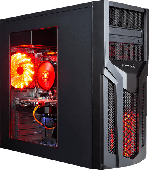 CAPTIVA R53-281, Gaming PC mit Ryzen 9 Prozessor, 16 GB RAM, 1 TB SSD, RTX 2070 Super, 8 GB