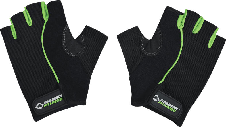 SCHILDKRÖT Fitness COMFORT L-XL Handschuhe, Schwarz/Grün