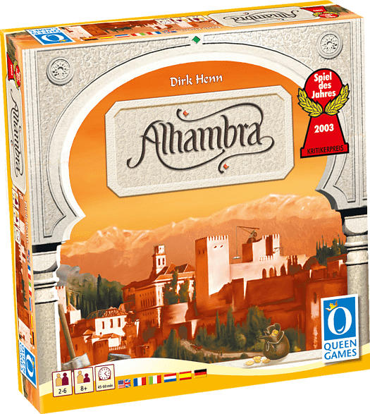 QUEEN GAMES Alhambra SdJ 2003 Spiel, Mehrfarbig