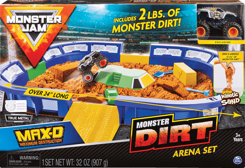 SPIN MASTER MNJ Monster Jam Dirt Arena Spielzeugset, Mehrfarbig