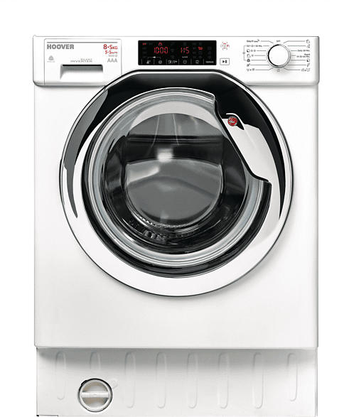 HOOVER HBWDO 8514THC-S Waschtrockner (8 kg/5 kg, 1400 U/Min.)
