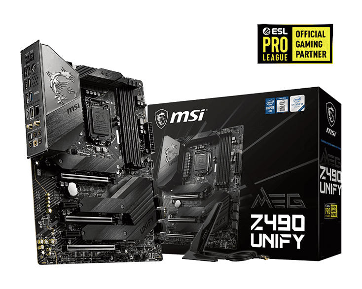 MSI MEG Z490 UNIFY Mainboard Schwarz