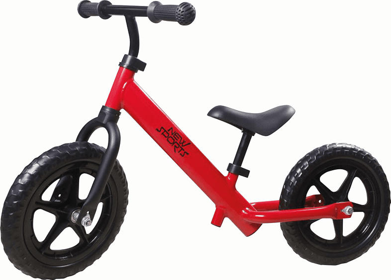 NEWSPORTS New Sports Laufrad rot, 12 Zoll Kinderlaufrad, Rot