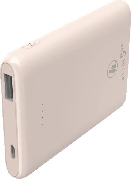 HAMA SLIM 5HD Powerbank 5000 mAh Hellrosa