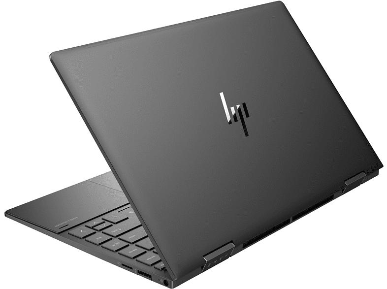 HP ENVY x360 13-ay0359ng, Convertible mit 13.3 Zoll Display, Ryzen 5 Prozessor, 8 GB RAM, 1 TB SSD, Radeon Graphics, Schwarz