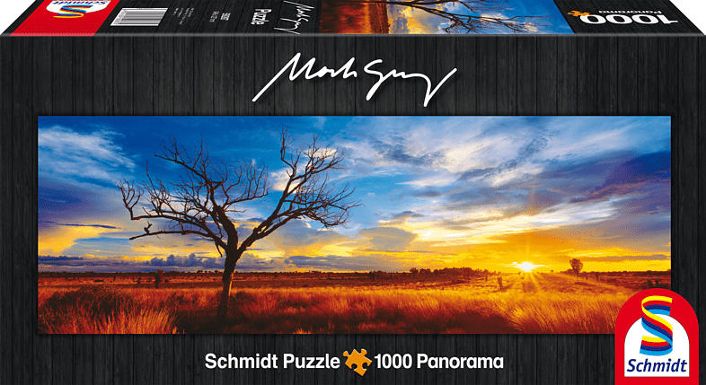 SCHMIDT SPIELE (UE) Desert Oak at Sunset - Northern Territory, Australia Puzzle, Mehrfarbig