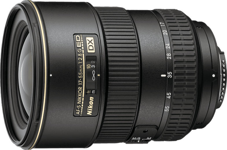 NIKON AF-S DX Zoom-Nikkor 17-55mm 1:2,8G IF-ED 17 mm-55 mm f/2.8 AF-S, DX, ED (Objektiv für Nikon F-Mount, Schwarz)