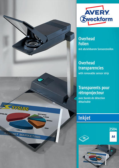 AVERY ZWECKFORM 2504 210 x 297 mm 210 x 297 mm A4 50 Bogen
