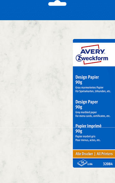 AVERY ZWECKFORM 32084 Design Papier 210 x 297 mm 210 x 297 mm A4 50 Blatt