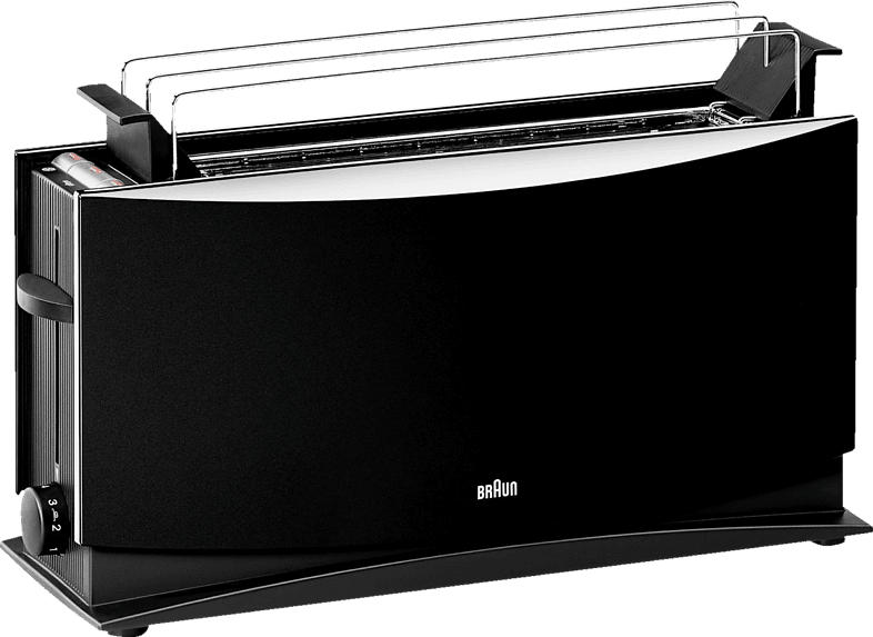 BRAUN HT 550 Multiquick 5 Toaster Schwarz (1000 Watt, Schlitze: 1)