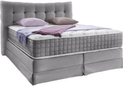 Boxspringbett Domino ca.200/200cm, Steingrau