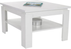 Couchtisch Holz mit Ablagefach Nizza 1, Weiß Dekor