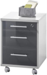 Rollcontainer Office Lux B: 40 cm Hellgrau