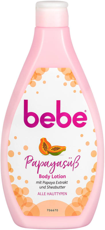 bebe Papayasüß Body Lotion mit Papaya-Extrakt & Sheabutter