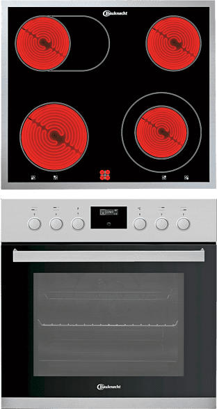 BAUKNECHT HEKO 500 P , Herdset (Elektrokochfeld, A+, 65 l)