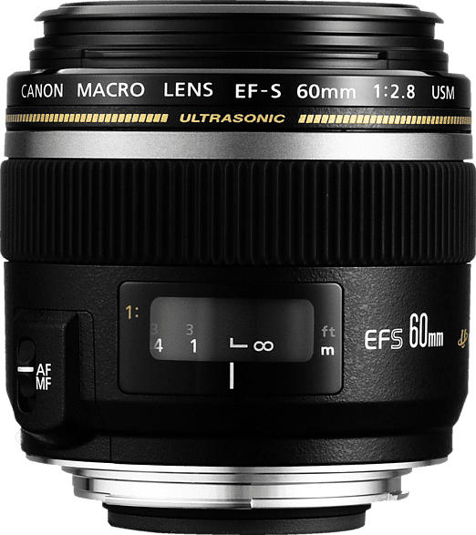 CANON EF-S F/2,8 60mm MAKRO USM 0284B007 60 mm f/2.8 EF-S, USM (Objektiv für Canon EF-S-Mount, Schwarz)