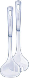 Salatbesteck 2-teilig, Transparent