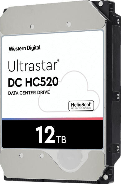 WD Ultrastar DC HC520, 12 TB Interner Speicher, 3.5 Zoll, intern