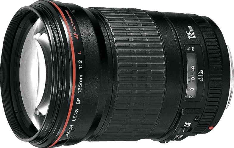 CANON EF 135mm f/2L USM 135 mm f/2 EF, L-Reihe, USM (Objektiv für Canon EF-Mount, Schwarz)
