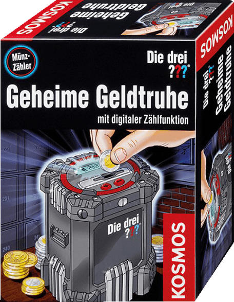 KOSMOS 630959 Die drei ??? Geheime Geldtruhe Experimentierkasten, Mehrfarbig