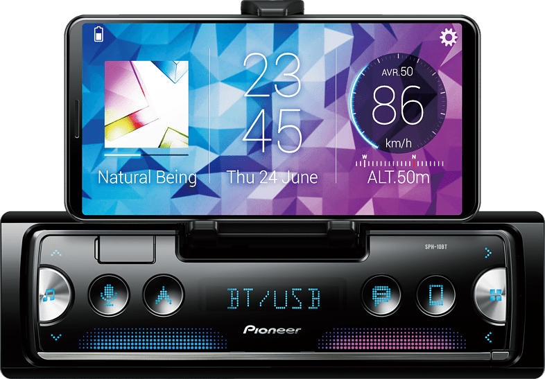 PIONEER SPH-10 BT Autoradio 1 DIN, 50 Watt
