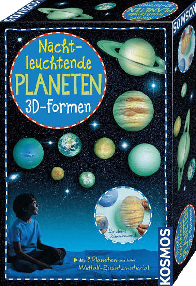 KOSMOS Nachtleuchtende Planeten Experimentierkasten, Mehrfarbig