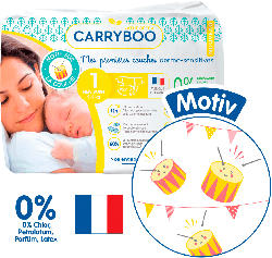 Carryboo Ökowindeln Größe 1 Newborn, 2-5kg, Einzelpack