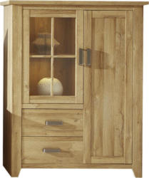 Vitrine in Eichefarben