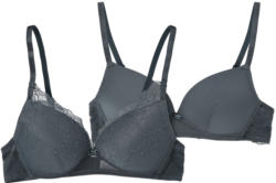 2 Damen Soft-BHs mit Spitze (Nur online)