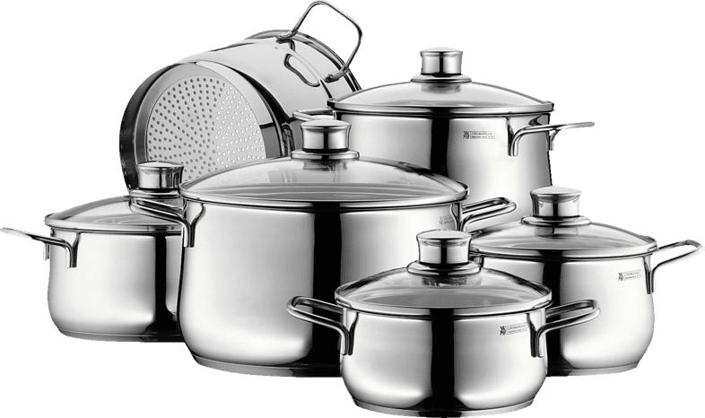 WMF 07.3001.6040 Diadem Plus Topf-Set (Cromargan® Edelstahl Rostfrei 18/10, poliert)
