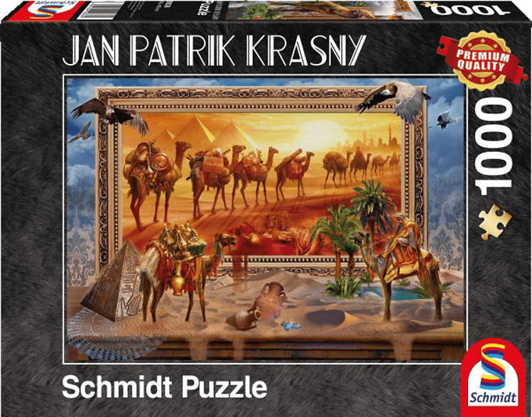 SCHMIDT SPIELE (UE) Die Wüste - Zum Leben erwacht 1.000 Teile Puzzle, Mehrfarbig