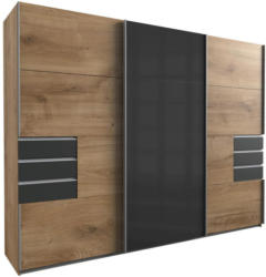Schwebetürenschrank Saigon B: 270 cm Eichefarben