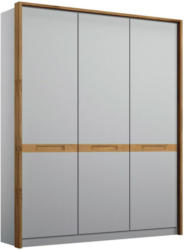 Drehtürenschrank Rangun B: 136 cm Grau