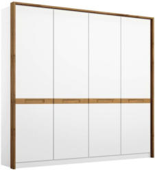 Drehtürenschrank Rangun B: 181 cm Weiß