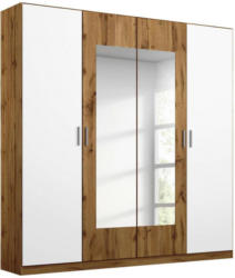 Drehtürenschrank Borneo B: 181 cm Eichefarben