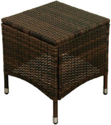 Gartenhocker Valencia B: 40 cm Braun