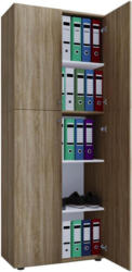 Aktenschrank Lona B: 70 cm Eiche Dekor