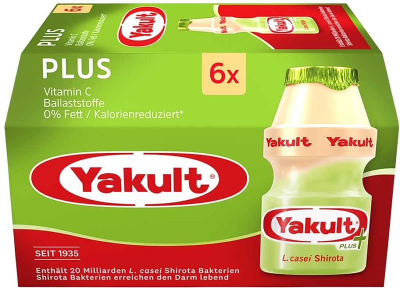 Yakult versch. Sorten, jede 6 x 65 ml = 390-ml-Packung