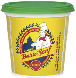 Born Senf mittelscharf jeder 200-ml-Becher