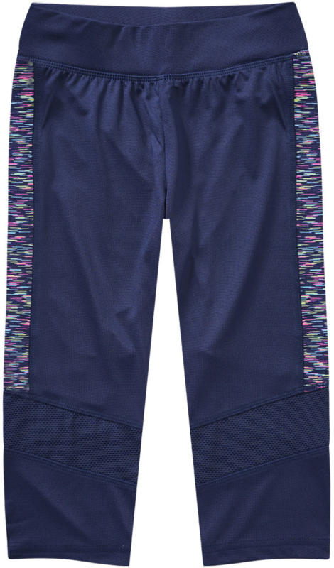 Mädchen Sport-Capri-Leggings mit Mesh-Einsatz
