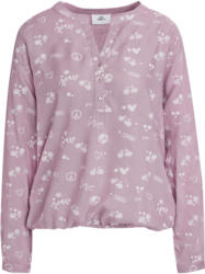 Damen Bluse mit Galonstreifen