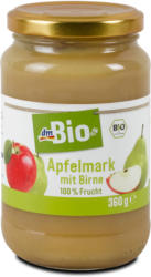 dmBio Apfelmark mit Birne