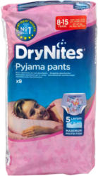 DryNites Pyjama Pants for Girls Nacht-Höschen (27-57 kg)