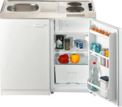 Respekta Miniküche Pantry 100S 100 cm Weiß