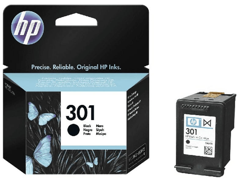 HP 301 Tintenpatrone Schwarz (CH561EE)