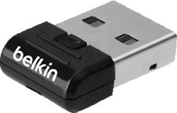 BELKIN Mini Bluetooth 4.0 Class 2 USB Adapter Schwarz