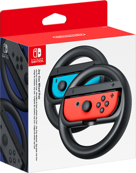 NINTENDO Joy-Con-Lenkrad-Paar Lenkrad-Adapter, Schwarz