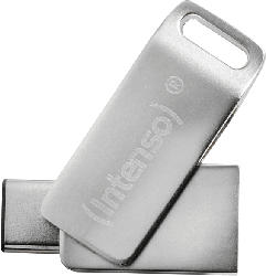 INTENSO INT USB-STICK CMOBILE LINE 64GB USB-Stick, Silber, 64 GB